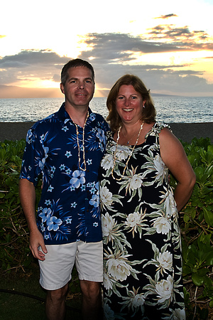 Kerry and Scott and the Luau